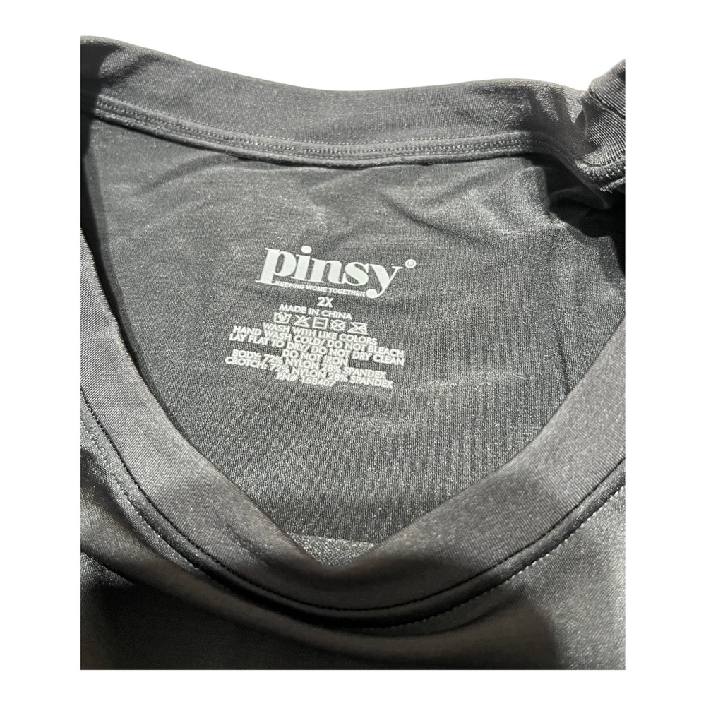 Pinsy Butter Sculpt Tee Bodysuit-2X-GREY BRAND NEW‎ TAGS NWT - Picture 5 of 6